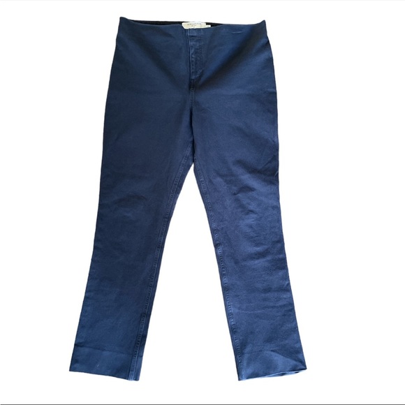 MM Lafleur The hockley jean pants- better than denim in INK navy blue size 12 - Picture 2 of 11